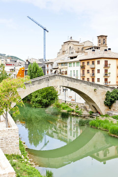 圣米格爾教堂橋Puente de la卡索；Estella；路圣地亞哥-德孔波斯特拉；Navarre