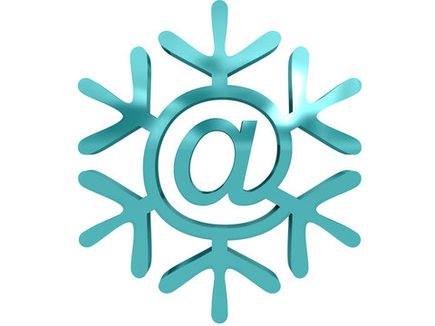 雪花在