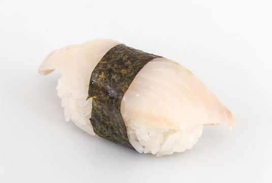 白色的魚壽司
