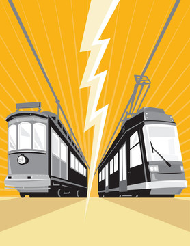 復古和現代有軌電車有軌電車