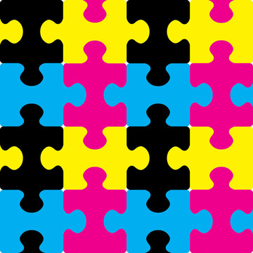無縫拼圖CMYK