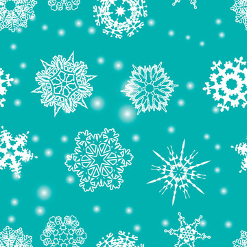 無縫的雪花