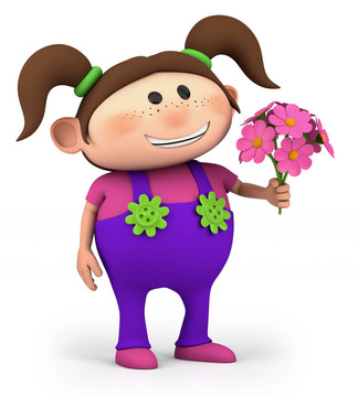 花束女孩