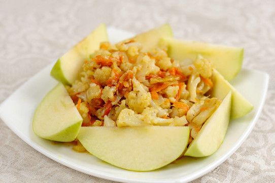 綠蘋(píng)果菜花