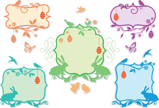 復(fù)活節(jié)幀集；向量