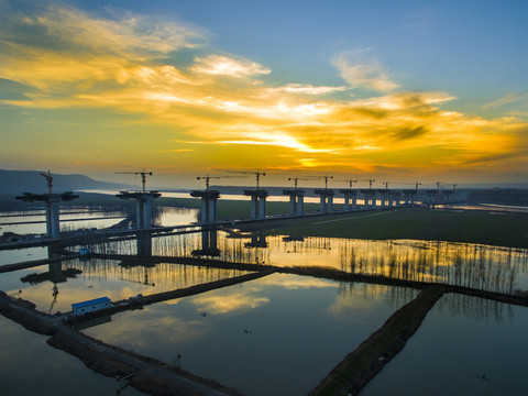 運(yùn)寶高速黃河大橋