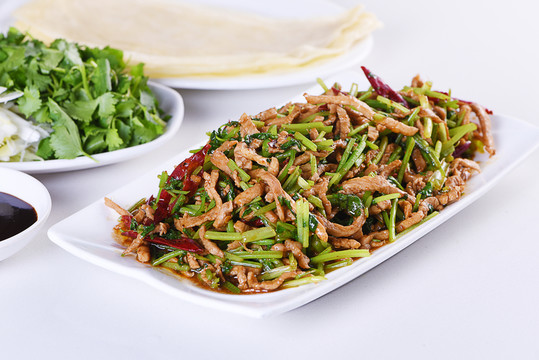 芹菜肉絲