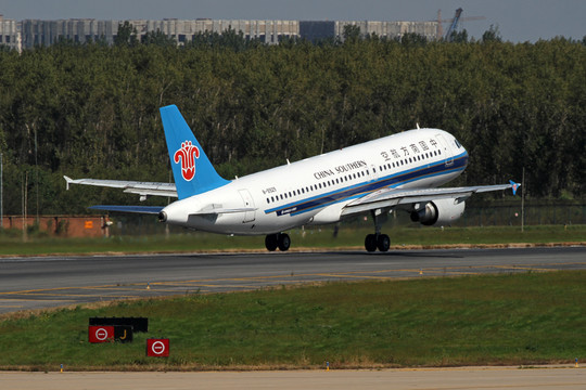 南方航空公司 空客A320飛機(jī)