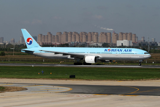 大韓航空波音777寬體客機(jī)