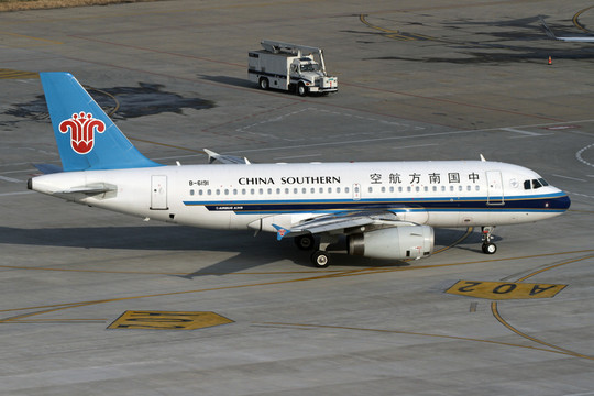 南方航空公司 空客A320飛機(jī)
