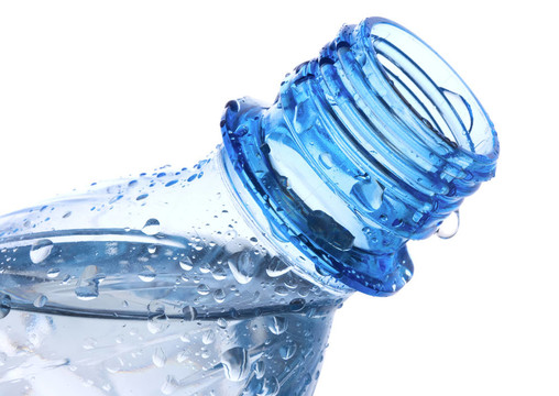 水滴的塑料瓶