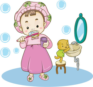 孩子們與自然