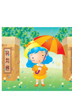 孩子們與自然