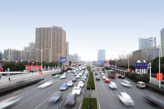 城市交通 車流