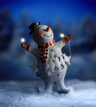 微笑的雪人
