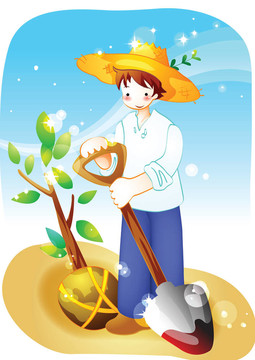 春與植物樹
