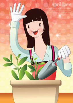 春與植物樹