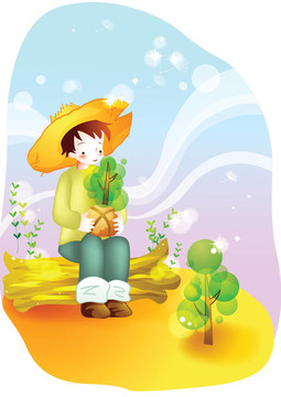 春與植物樹
