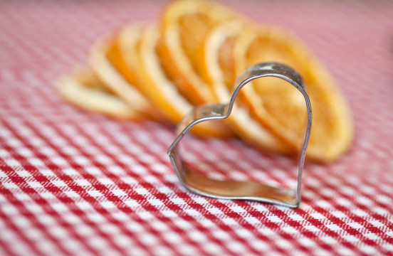 橙色和Cookie Cutter