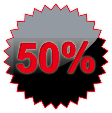 文字銷售50%