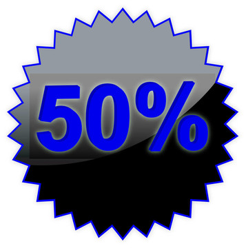 文字銷售50%