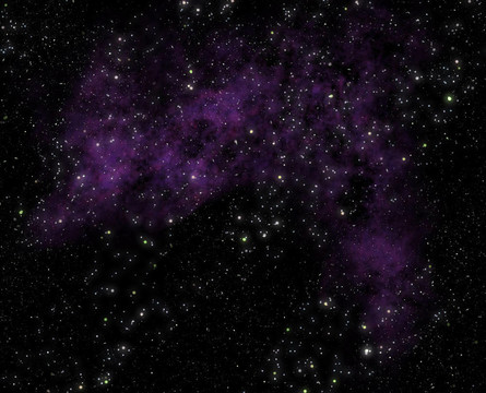 太空中的恒星和星云
