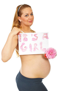 孕婦與女孩