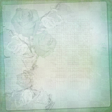 摘要花卉背景與花束和框架