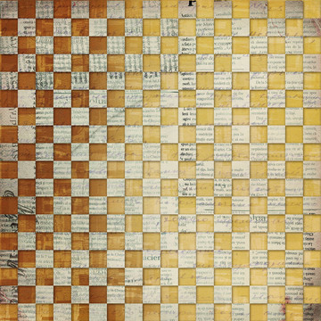 復(fù)古背景方格棋裝飾