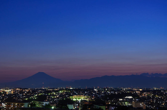 富士山黃昏