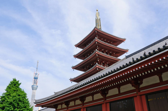 淺草寺和東京天空樹