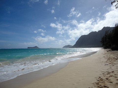 威瑪納諾海濱瓦胡島；夏威夷