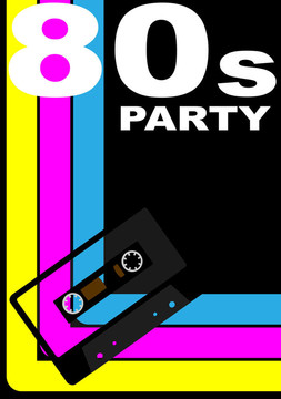 80s晚會海報