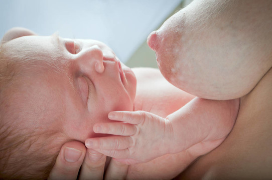 母乳喂養(yǎng)的嬰兒