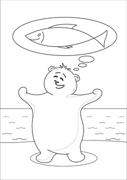 泰迪熊；輪廓