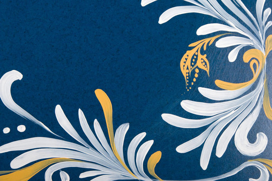 藍(lán)印花布