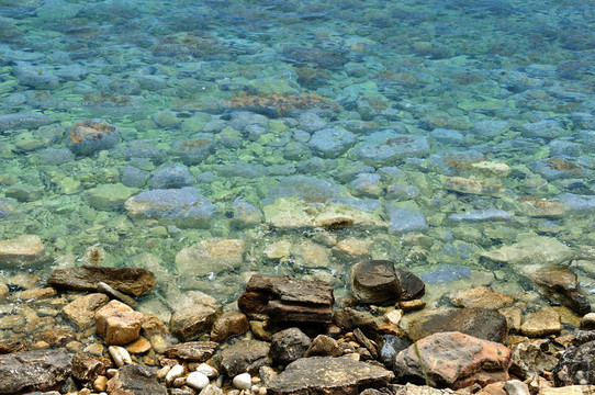 海水石灘背景