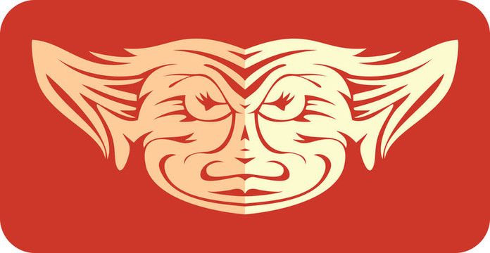 面對剪紙