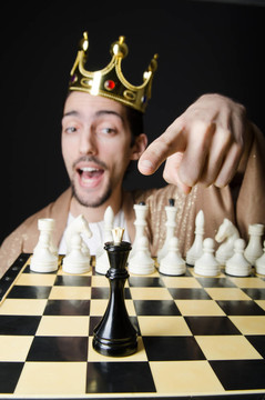 棋手玩他的游戲