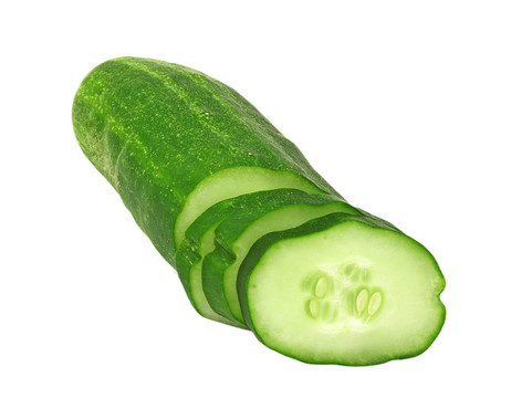 cucumber.isolated切片。
