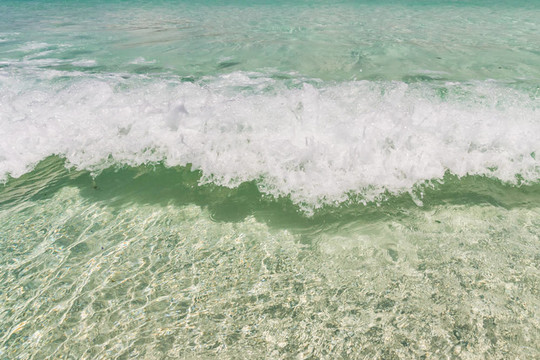 瀉湖中的波浪