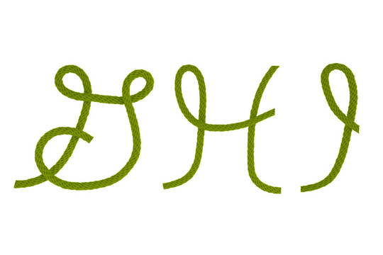 綠色纖維繩；h；I