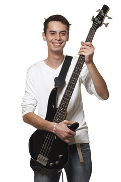 吉他手。