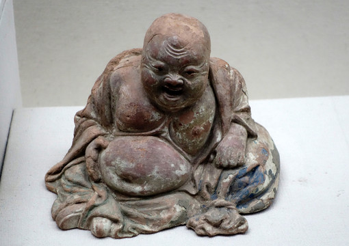 泥塑大肚彌勒像