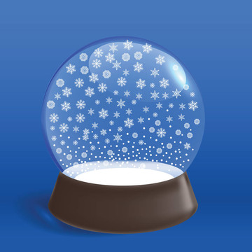 冬季降雪冬季球