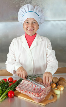 Cook生肉女人