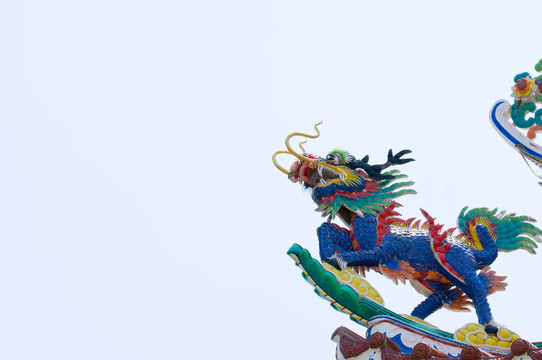 在佛像的H頂龍的地位