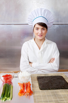 Cook女士壽司壽司配料