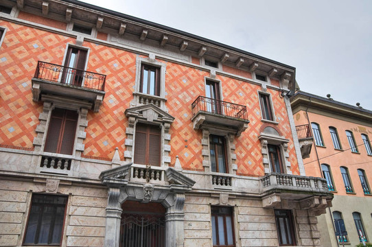 歷史的宮殿。皮亞琴察。Emilia Romagna。意大利.