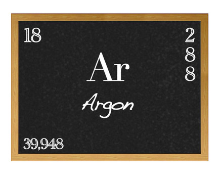 氬；Ar.